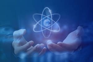 Holding an atom in the hands